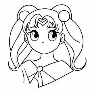 Sailor Moon Halaman Mewarna