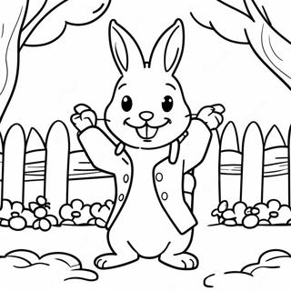 Peter Rabbit Halaman Mewarna