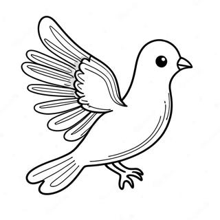 Halaman Mewarna Burung Merpati Perpaduan 64804-13946