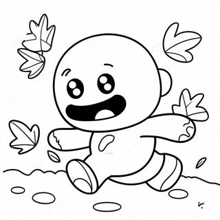 Halaman Mewarna Watak Fall Guys Yang Meluncur 64909-14001