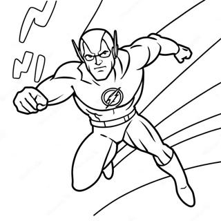 Halaman Mewarna Flash Menyelamatkan Hari 65171 13580