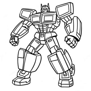 Halaman Mewarna Transformer 65264-14266