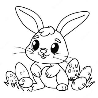 Gambar Mewarna Arnab Ceria Dengan Telur 654 540