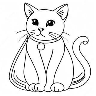 Kucing Realistik Halaman Mewarna