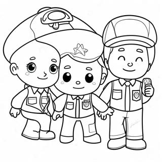Halaman Mewarna Pembantu Komuniti 66901-14627