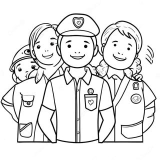 Halaman Mewarna Pembantu Komuniti 66901-14628