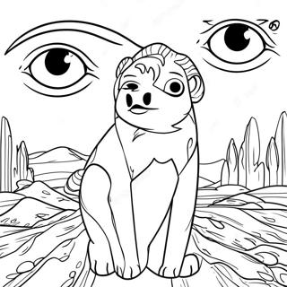 Halaman Mewarna Gojo Dengan Mata Biru 67713-14820