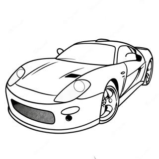 Halaman Mewarna Kereta Sukan Pantas 68319-14957