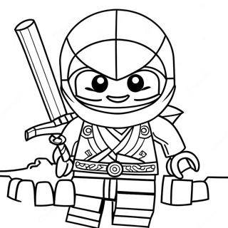 Lego Ninjago Halaman Mewarna