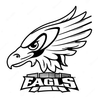 Halaman Mewarna Logo Philadelphia Eagles 68494-14990