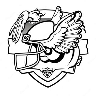 Halaman Mewarna Logo Philadelphia Eagles 68494-14991