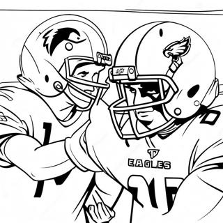 Philadelphia Eagles Halaman Mewarna