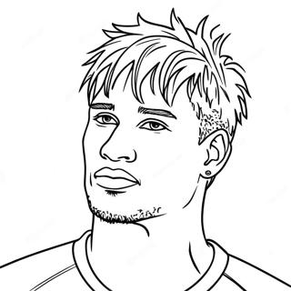 Halaman Mewarna Neymar 71880 15748