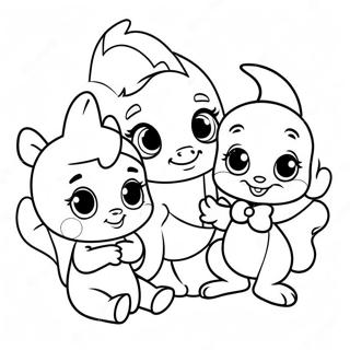 Halaman Mewarna Watak Disney Bayi Yang Comel 72159-15966