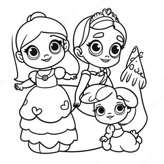 Halaman Mewarna Puteri Disney Bayi Yang Menawan 72160-15970