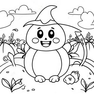 Ladang Labu Halaman Mewarna