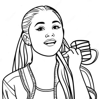 Ariana Grande Halaman Mewarna