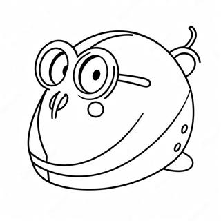 Tetikus Komputer Lucu Dengan Mata Besar Halaman Mewarna 72779-16463