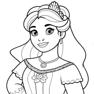 Halaman Mewarna Elena Dari Avalor 72827-16488