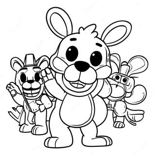 Fnaf Pelanggaran Keselamatan Halaman Mewarna