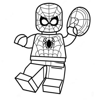 Halaman Mewarna Lego Spiderman 73648-17127