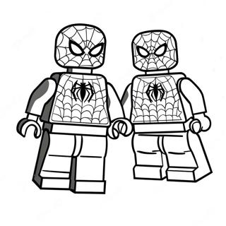 Halaman Mewarna Lego Spiderman 73648-17128