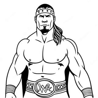 Halaman Mewarna Wwe Tracing 73829-17265