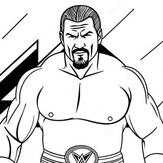 Halaman Mewarna Wwe Tracing 73829-17267