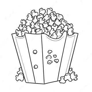 Halaman Mewarna Popcorn Di Pawagam 74370-17698