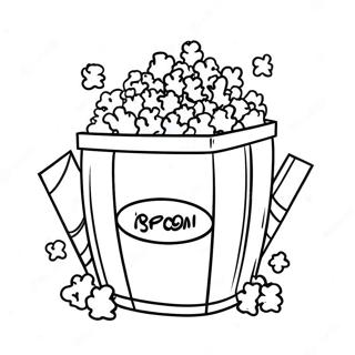 Halaman Mewarna Popcorn Di Pawagam 74370-17700