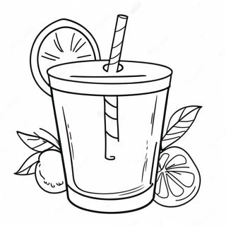 Halaman Mewarna Lemonade Hari Cerah 74574 17857