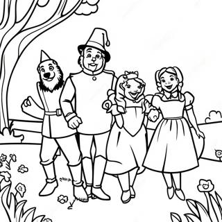 Halaman Mewarna Wizard Of Oz 74699-17947