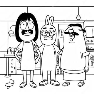 Halaman Mewarna Bobs Burgers 74930-18126