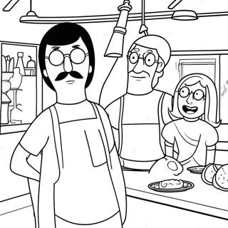 Halaman Mewarna Bobs Burgers 74930-18128