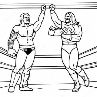 Halaman Mewarna Momen Ikonik Wwe 75140-18297