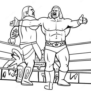 Halaman Mewarna Momen Ikonik Wwe 75140-18299