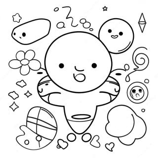 Halaman Mewarna Tanda Lucu 75191-18335