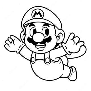 Halaman Mewarna Mario Wonder 75341-18447