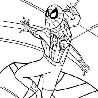 Halaman Mewarna Miles Morales Dengan Topeng Spider Man 7563-1957