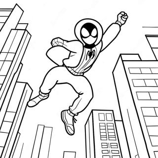 Miles Morales Halaman Mewarna
