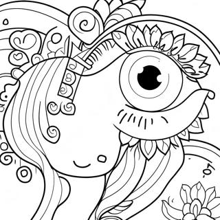 Halaman Mewarna Penglihatan Dan Visi Yang Ceria 75939 18922