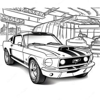 Mustang Gt Mustang Halaman Mewarna