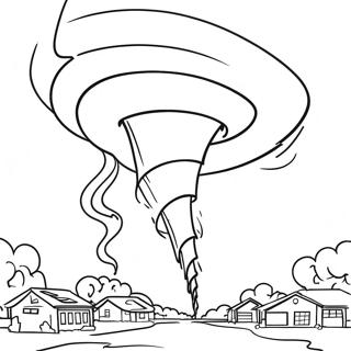 Halaman Mewarna Tornado 76905-19666