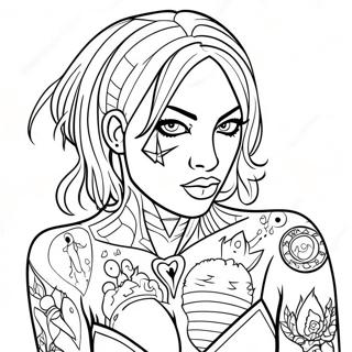 Baddie Halaman Mewarna