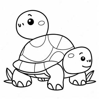Kura Kura Bayi Comel Gambar Mewarna 7844-1943