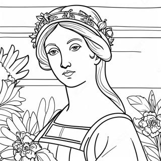 Halaman Mewarna Seni Renaissance 78872-21184