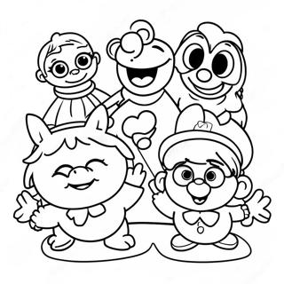 Muppet Babies Halaman Mewarna