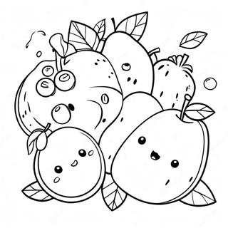 Halaman Mewarna Buah Yang Menawan 79641-21771