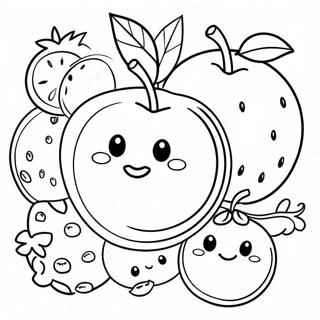 Halaman Mewarna Buah Yang Menawan 79641-21772