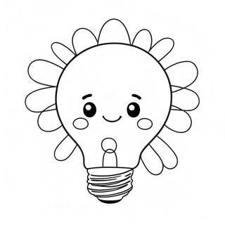 Halaman Mewarna Mentol Lampu Krismas Comel 80211-22211